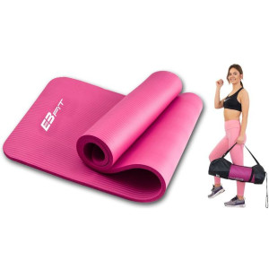Mata Fitness Nbr Antypoślizgowa Różowa I Torba Eb Fit