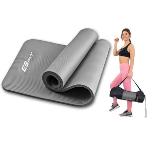 Mata Fitness Nbr Antypoślizgowa Ciemno Szara I Torba Eb Fit