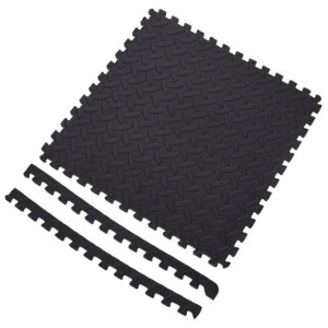 Mata Puzzle Piankowe Eva Kpl. 6szt 10mm Czarny