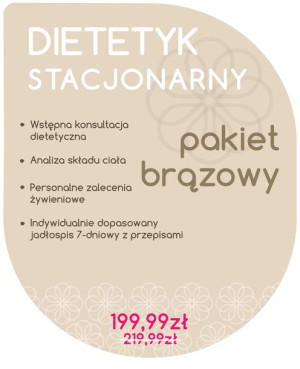 Dietetyk Stacjonarny - Pakiet Brązowy