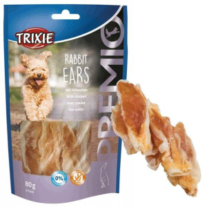 Trixie Premio Uszy Królicze z mięsem KURCZAKA 80g