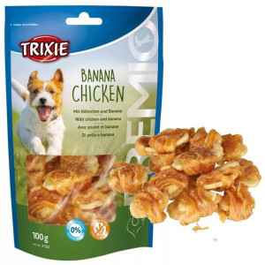 Trixie Premio Banan z KURCZAKIEM przysmak dla Psa 100g