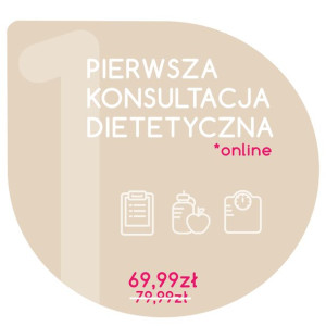 Pierwsza konsultacja dietetyczna online