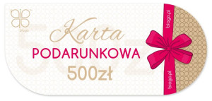Karta podarunkowa 500zł voucher prezent Biogo