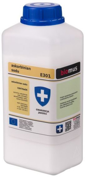 Askorbinian sodu 1kg BIOMUS