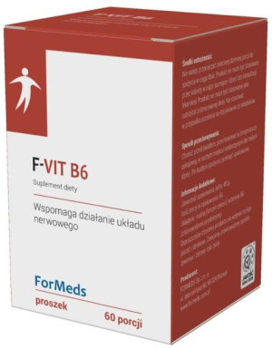 F-Vit B6 Witamina B6 25mg 60 porcji 48g ForMeds