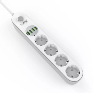 Listwa zasilająca 4x AC z ładowarką 4x USB 3.4A Auto-id LDNIO SE4432