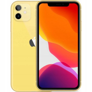 Apple Iphone 11 Yellow 128gb | Zestaw | Outlet