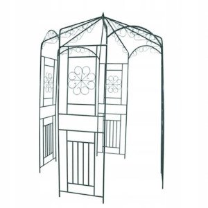 Pergola Ogrodowa Metalowa Łuk Kwietnik Róże Kwiaty