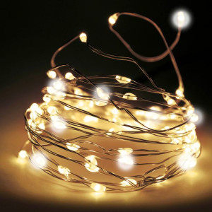 Lampki Druciki Flash Girlanda Świetlna Na Baterie 40 LED - 195 cm