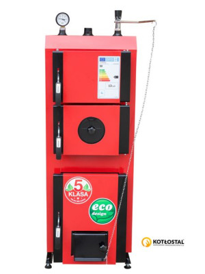 Kocioł co Feniks Uni 18KW  zasypowy na węgiel drewno