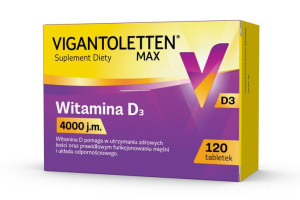 Vigantoletten Max Wit. D3 4000 J.m. Zdrowe Kości I Odporność 120tabl.