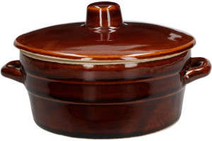 Kamionka Beczka Ceramiczna 1l Garnek Na Smalec