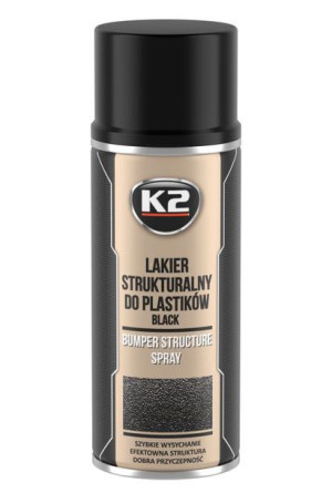 Lakier Strukturalny Do Zderzaków Czarny 400ml