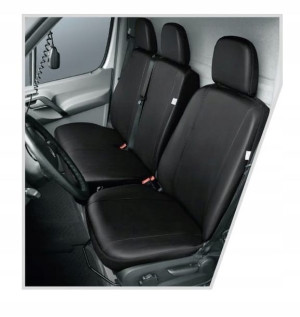HYUNDAI H1 POKROWCE 3 osoby SKÓRA+stolik