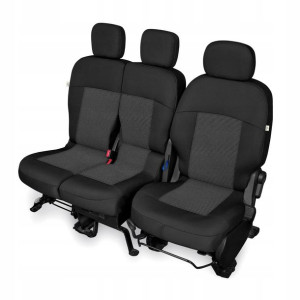 Peugeot Partner II Furgon - pokrowce miarowe 1+2