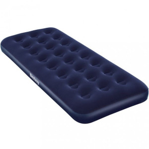 Materac welurowy 185x76x22cm granatowy