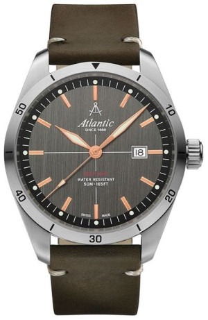 Zegarek Męski ATLANTIC 70351.41.41R Pasek Datownik