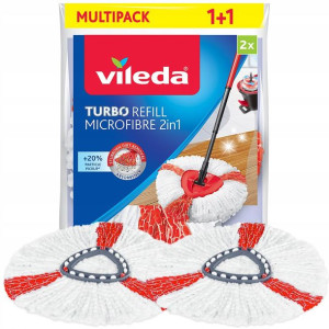 2x Wkład Vileda Turbo Do Mopa Obrotowego Turbo 2w1
