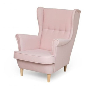 Fotel Skandynawski Z Wygodnym Siedziskiem