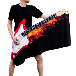 Ręcznik Gitara Plażowy Kąpielowy Na Plażę Basen