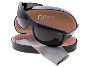 Czarne damskie okulary przeciwsłoneczne z filtrem polaryzacyjnym - Goya G 1