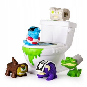 FLUSH FORCE 2-pak OKROPNA TOALETA kibelek POTWÓR