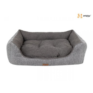 AmiPlay Sofa Malmo Legowisko Dla Psa Rozmiar S Szare