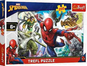 PUZZLE 200 Urodzony bohater Marvel Spiderman 13235 Trefl
