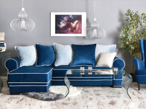 Komfortowa Kanapa Narożna Do Pokoju Dziennego Tosca W Stylu Angielskim