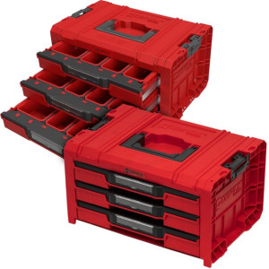 Skrzynka Z Szufladami Qbrick Pro Drawer 3 Red