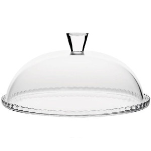 Patera Szklana Z Kloszem Pasabahce 32 Cm