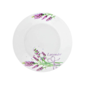 Talerz Płytki Obiadowy Bella Fiore Lawenda 23 Cm