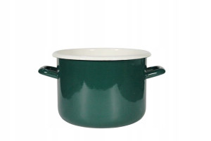 Garnek Emaliowany Elo-pol Zielony 20 Cm 4,5 L