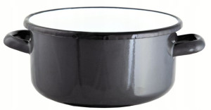 Garnek Niski Emaliowany Elo-pol Bazalt 20 Cm 2,8