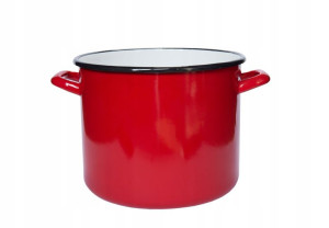 Garnek Emaliowany Elo-pol Czerwony 14 Cm 1,6 L