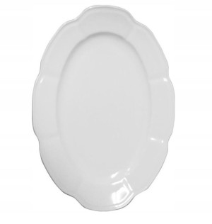 Półmisek Ćmielów Bolero 0001 33 Cm Gat Ii Biały