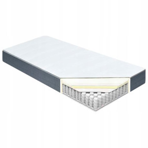 Materac 90x200x20 Sprężynowy 100% Tkanina