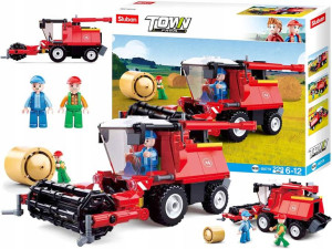 SLUBAN TOWN Klocki KOMBAJN Zbożowy Rolniczy Farma