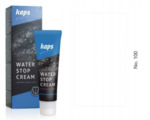 Impregnujący krem do butów z woskiem pszczelim - Kaps Water Stop 75 ml