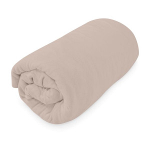 Prześcieradło jersey z gumką BASIC 018/BEŻ/90x200