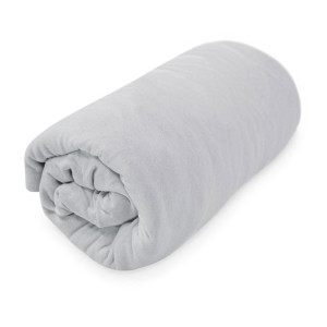 Prześcieradło jersey z gumką BASIC 024/POPIEL/160x200