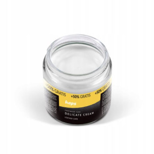 Pasta krem do butów skórzanych na bazie wosków - Kaps Delicate Cream 75 ml