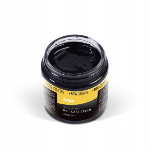 Pasta krem do butów skórzanych na bazie wosków - Kaps Delicate Cream 75 ml