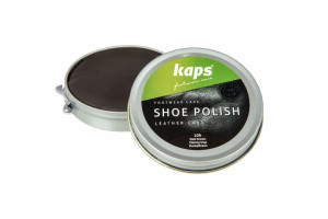 Czyszcząca impregnująca pasta z woskiem do butów - Kaps Shoe Polish 50 ml