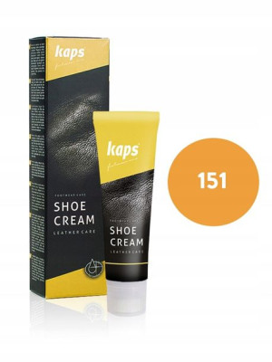 Natłuszczający i pielęgnujący krem do obuwia - Kaps Shoe Cream 75 ml