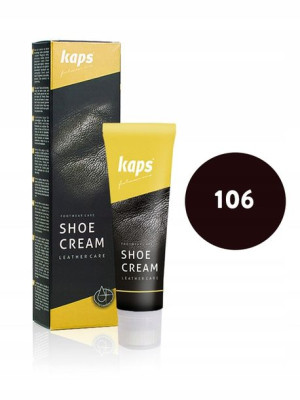 Natłuszczający i pielęgnujący krem do obuwia - Kaps Shoe Cream 75 ml