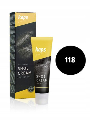 Natłuszczający i pielęgnujący krem do obuwia - Kaps Shoe Cream 75 ml