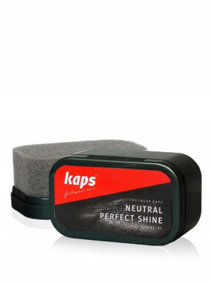 Gąbka do czyszczenia i polerowania butów - Kaps Neutral Perfect Shine