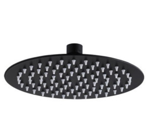 Delvant Round Deszczownica 20 Cm, Czarna